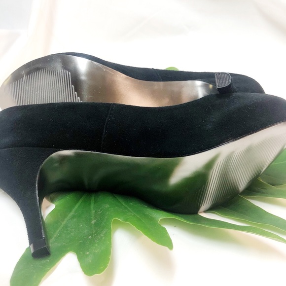 EUC Steve Madden Pinelope Suede Black pumps 7.5 - Picture 4 of 7